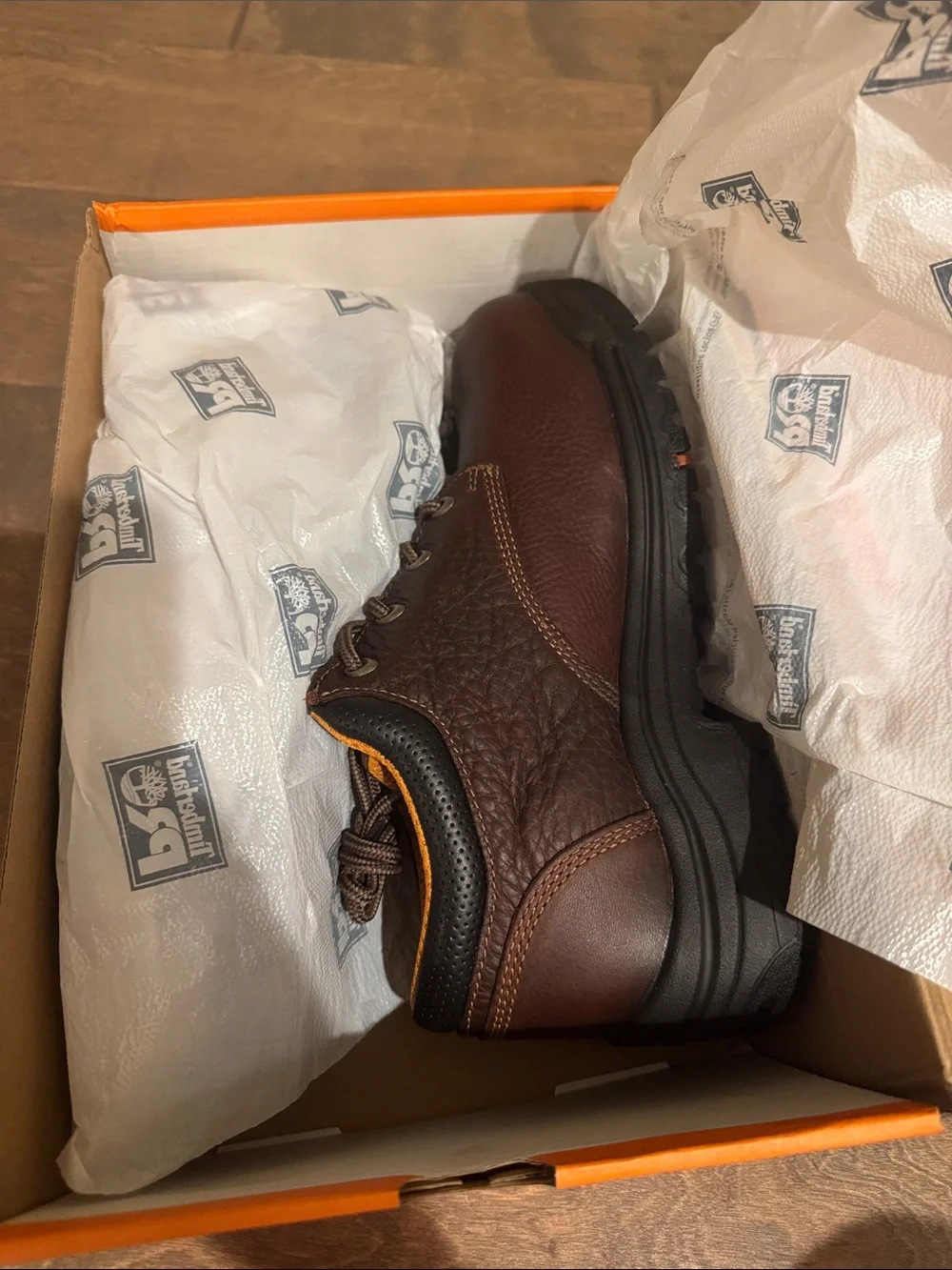Timberland PRO Brown Titan Oxford Alloy Safety Toe Work Shoe